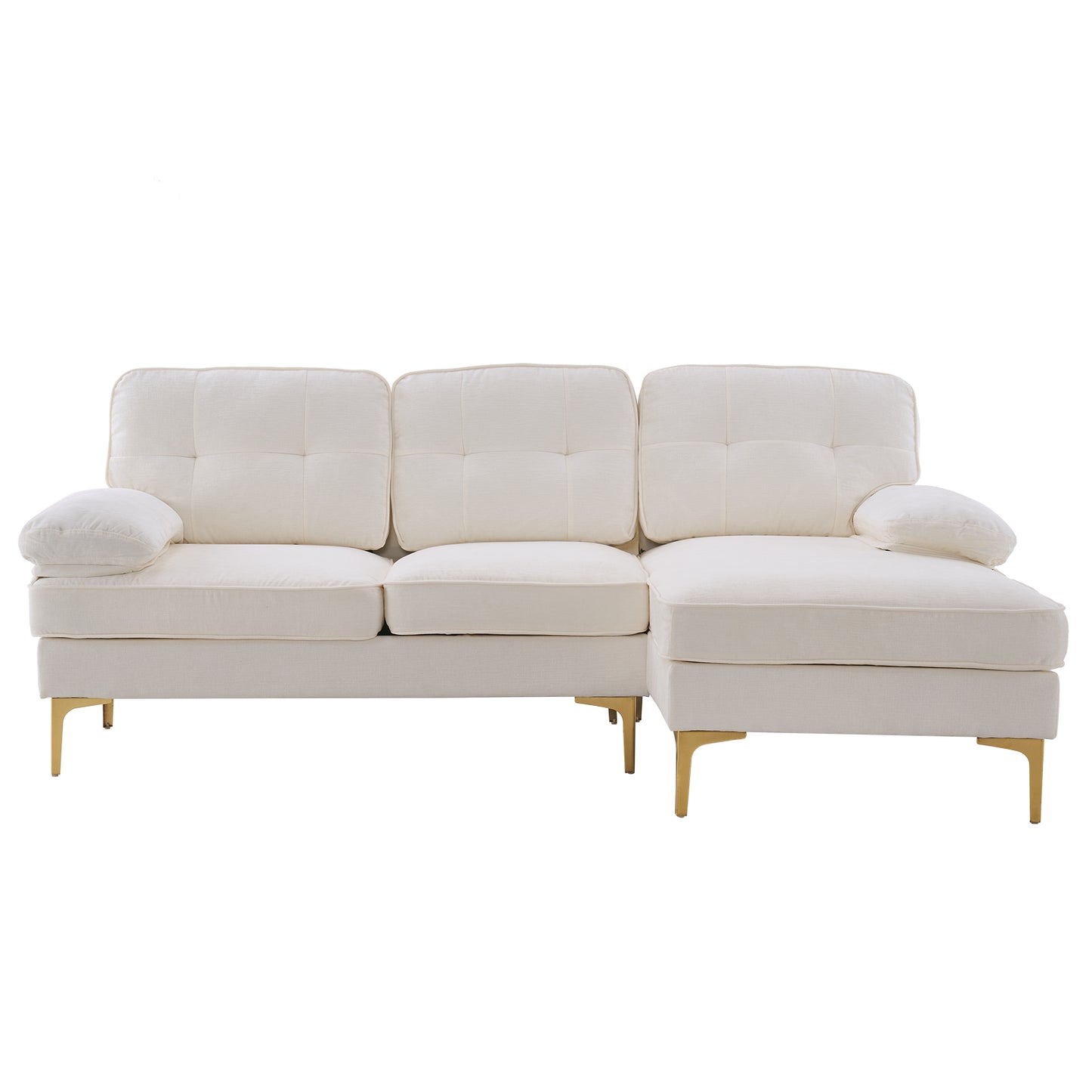 BLDUZYQTMW L-Shaped Three-Seat Modular Sofa