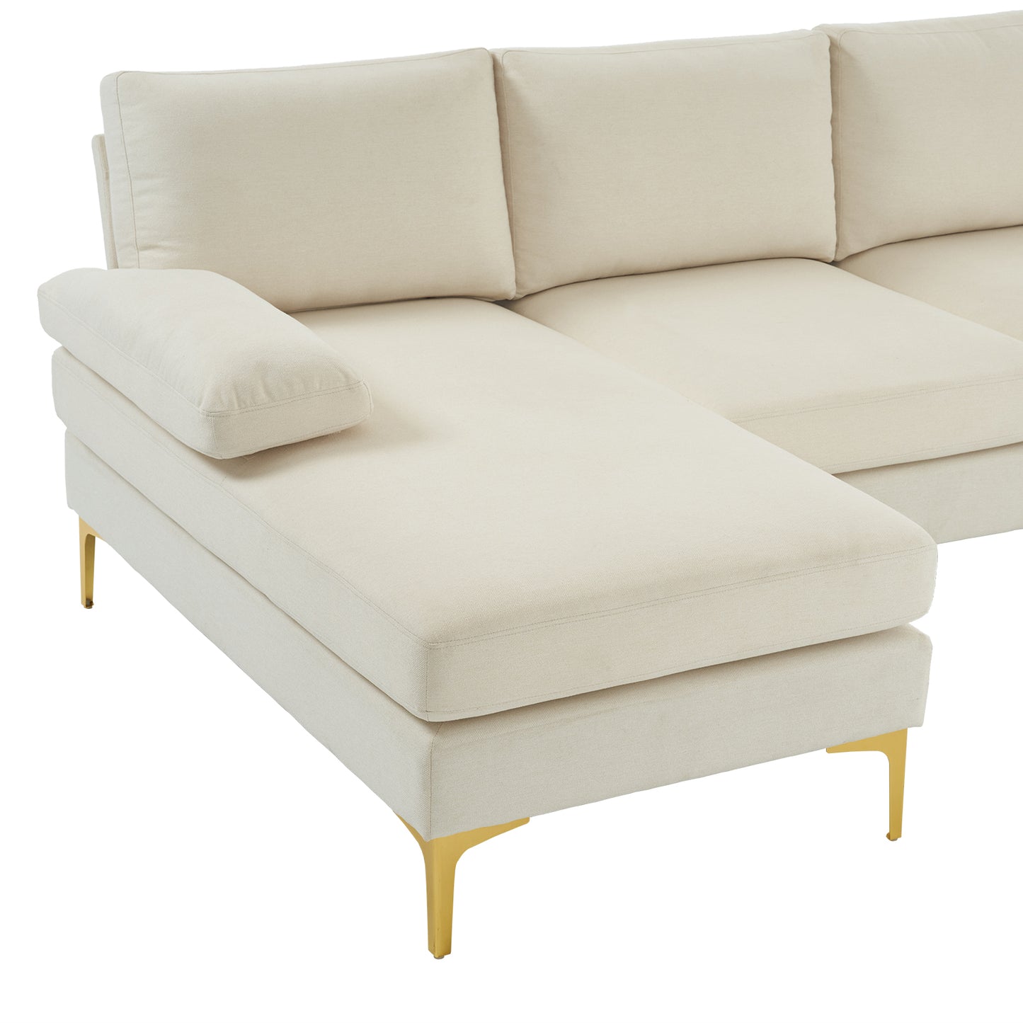 BLDUZYQTMW U-Shaped 4-Seat Linen Seat