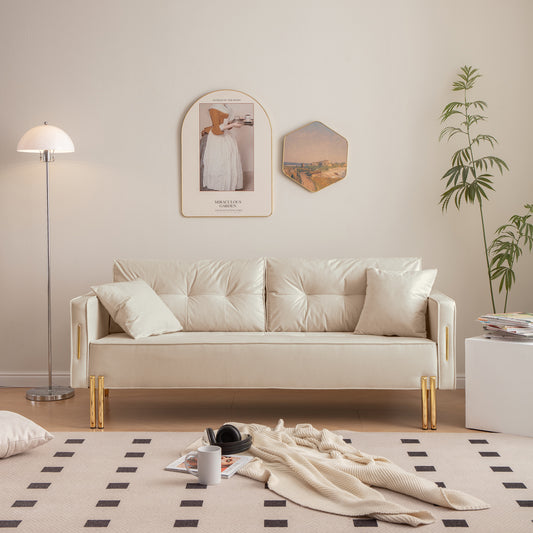 BIPSPZTYAT 70" Velvet Sofa