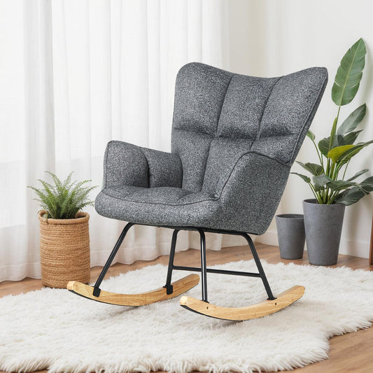 FT025-BZ GY Rocking Chair